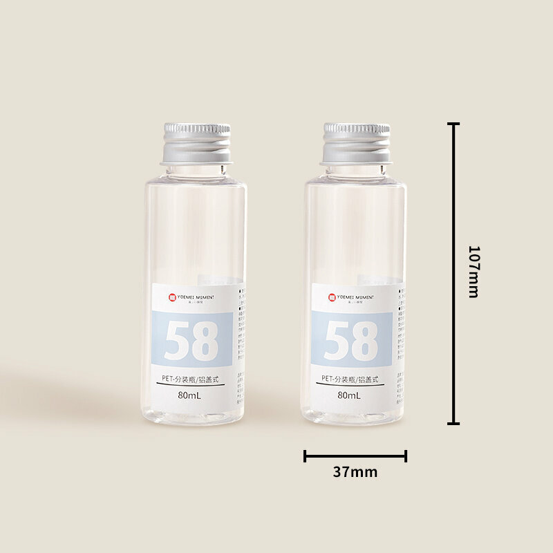 熱賣旅行便攜分裝瓶(鋁蓋瓶/80mL*2)