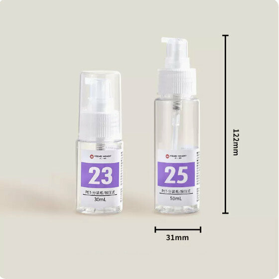 熱賣旅行分裝瓶(乳液型分裝瓶30mL+50mL)