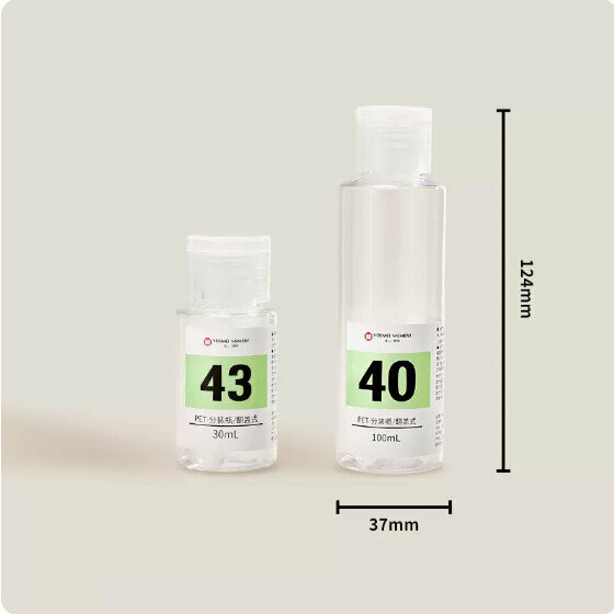 熱賣旅行分裝瓶(翻蓋型分裝瓶30mL+100mL)