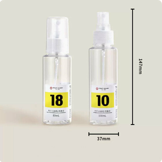 熱賣旅行分裝瓶(噴霧型分裝瓶80mL+100mL)