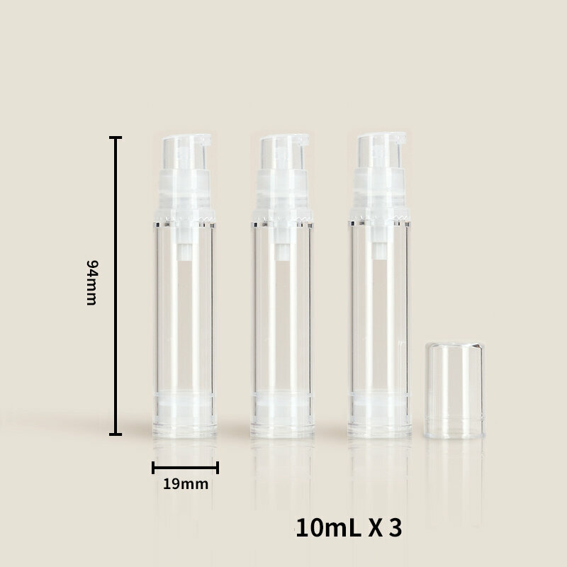 Popular travel refill bottle (flat mouth bottle/10mL*3)