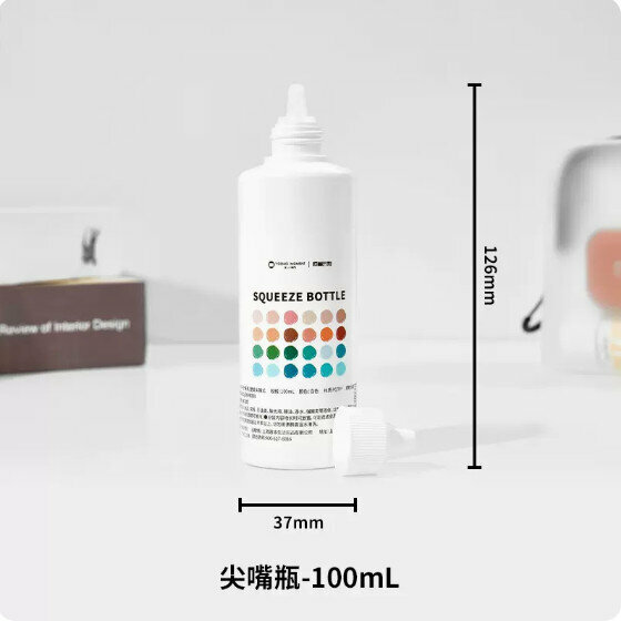Popular travel refill bottle (100mL/tip bottle)