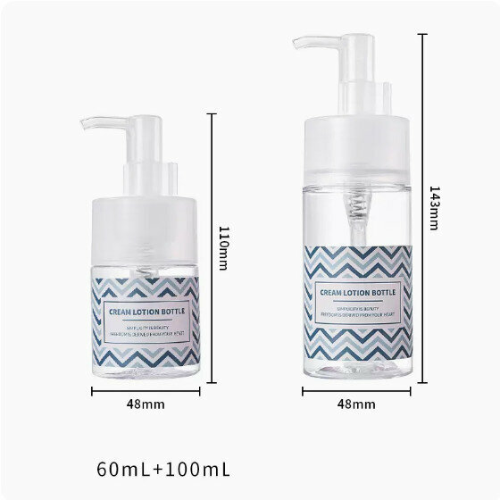 Popular travel refill bottles (60mL+100mL/Life of Fantasy [2 pack])