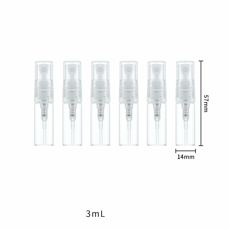 Popular travel dispensing bottle (transparent/3mL-6 bottles)
