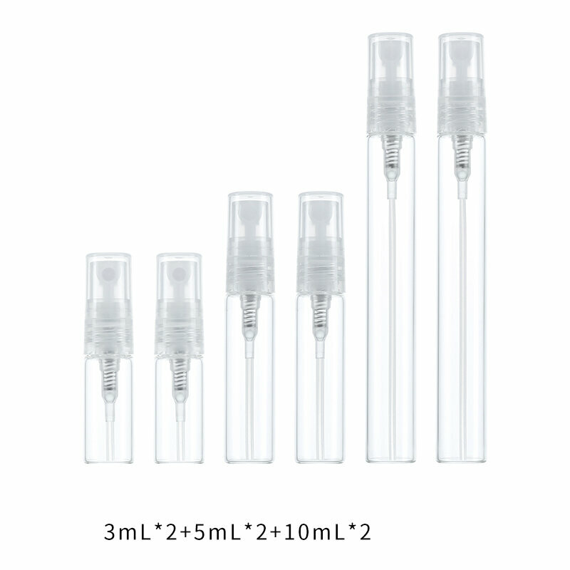 Popular travel bottle (transparent/pack of 6 [C style])