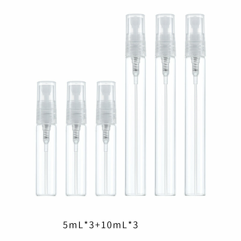 Popular travel bottle (transparent/pack of 6 [Type D])