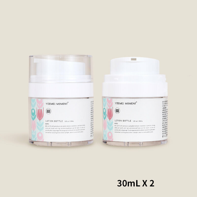 Popular travel dispensing bottle (30mL/duckbill pump x 2)