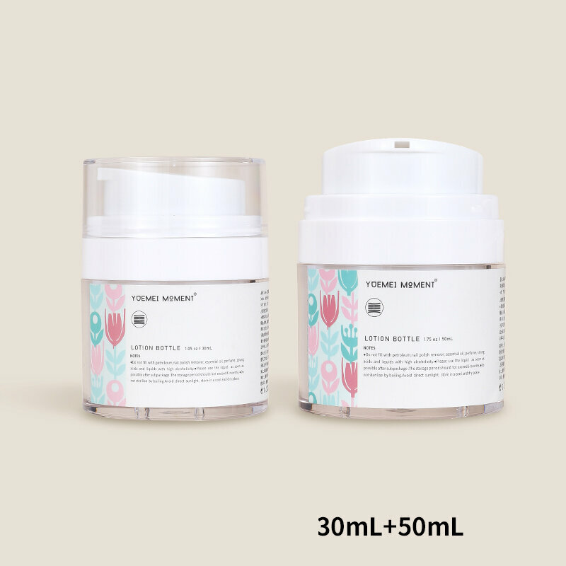Popular travel dispensing bottle (30mL+50mL/duckbill pump)
