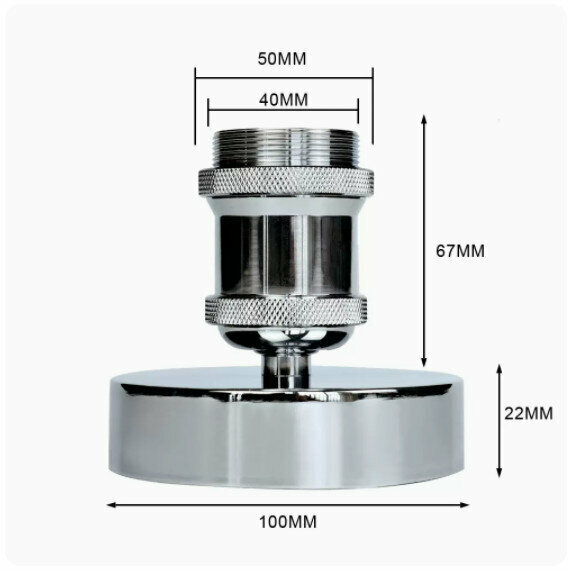 Popular lamp holder [silver]