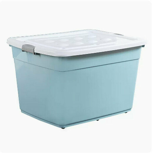 Hotly recommended thickening storage box (set [180L+180L] crystal blue)