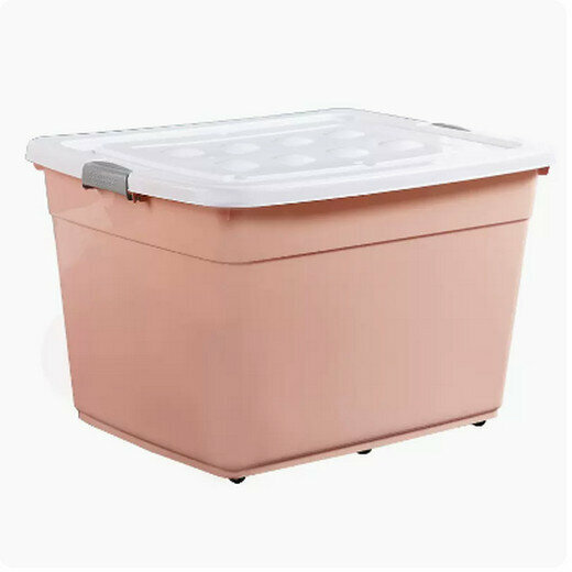 Hotly recommended thickening storage box (set [250+250+250L] Sakura Pink)