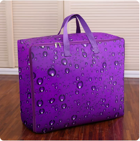 New Oxford cloth storage bag (purple water beads) (extra large thickened 60*50*25cm)