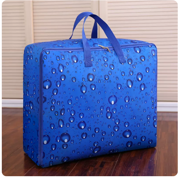 New Oxford cloth storage bag (blue water beads) (extra large thickened 70*50*30cm)
