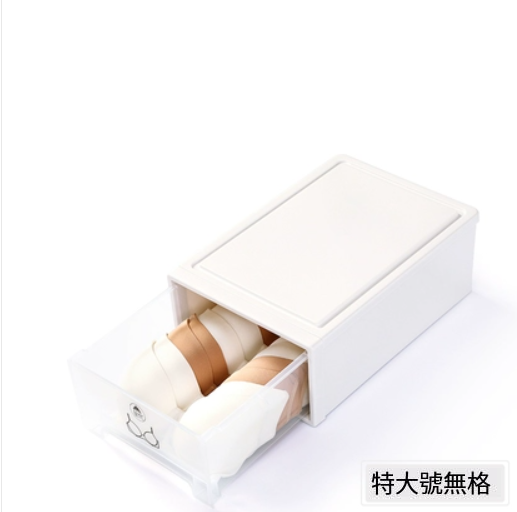New plastic storage box (extra large white [no grid])
