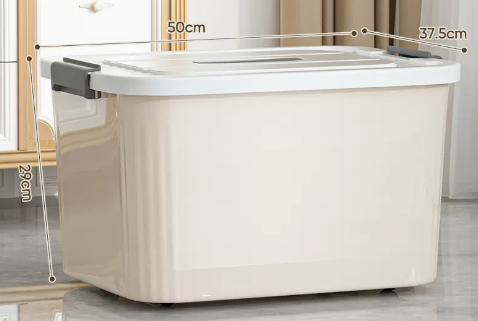 Popular household clothing plastic storage box (Miyuebai) (size 110L-50*37.5*29CM)