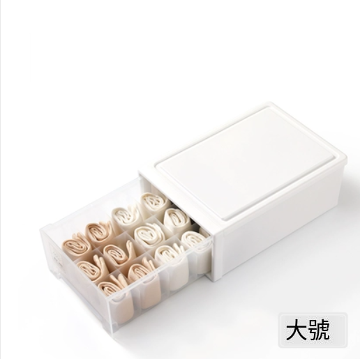 Popular plastic storage box (large white [15 grids])