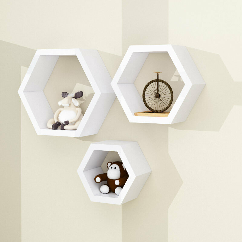 Popular wall storage rack (white)