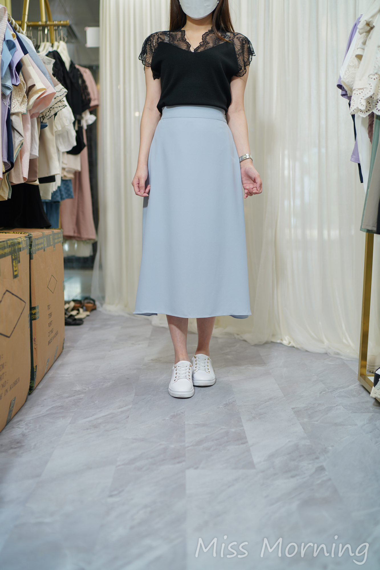 飄逸涼快雪紡裙(33781)