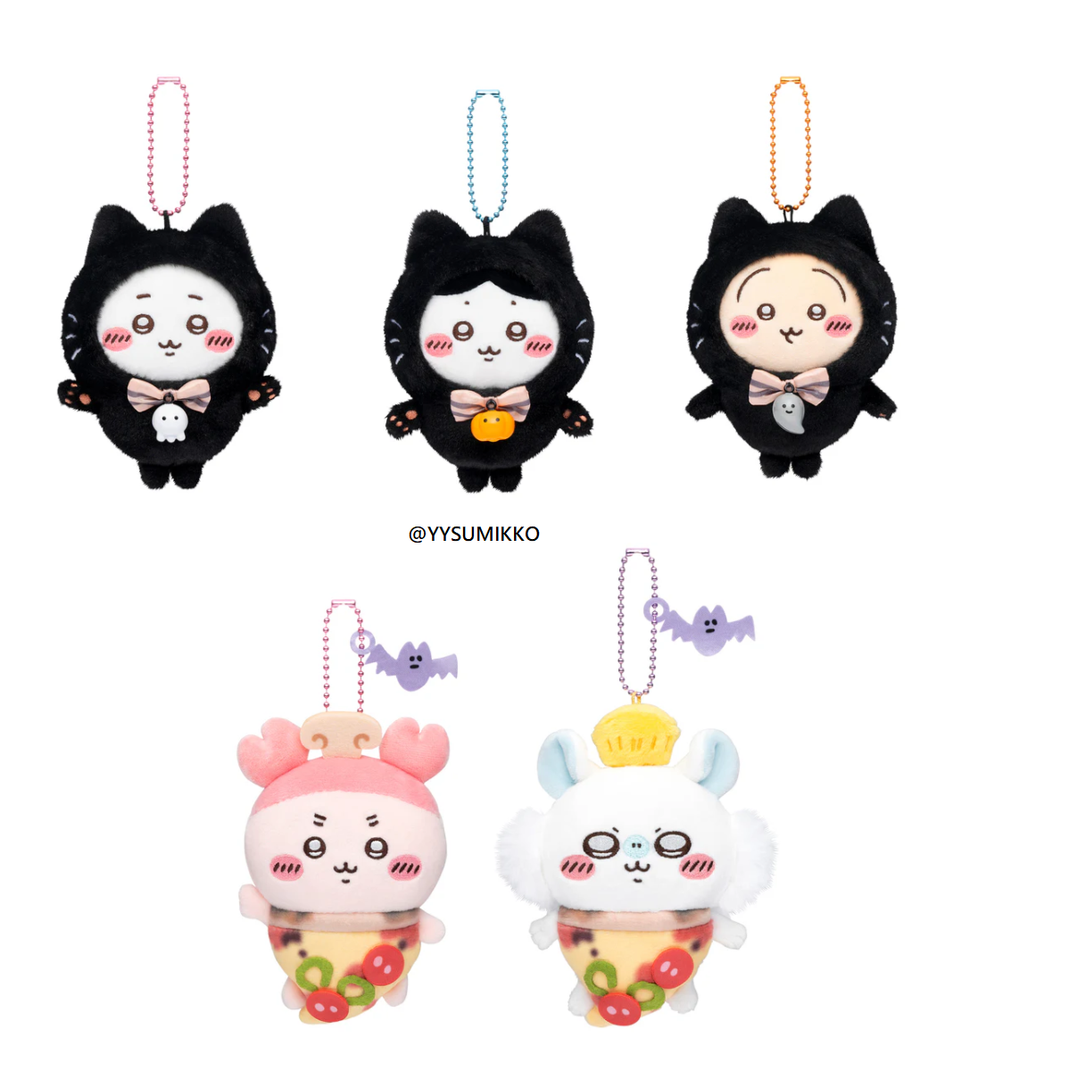 現貨-CHIIKAWA 2024年萬聖節黑貓/PIZZA公仔-