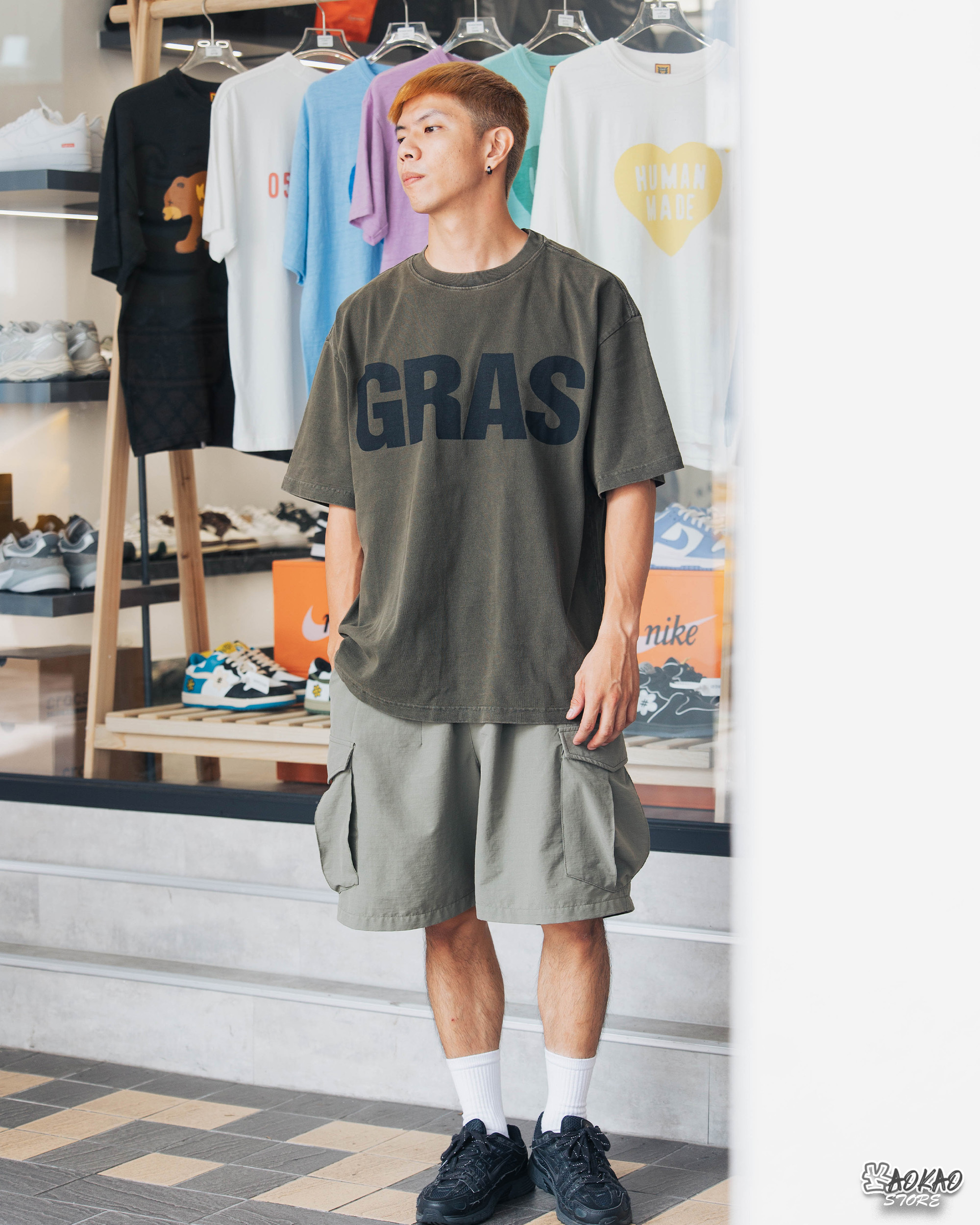 『現貨』GRAS 重磅水洗 短tee