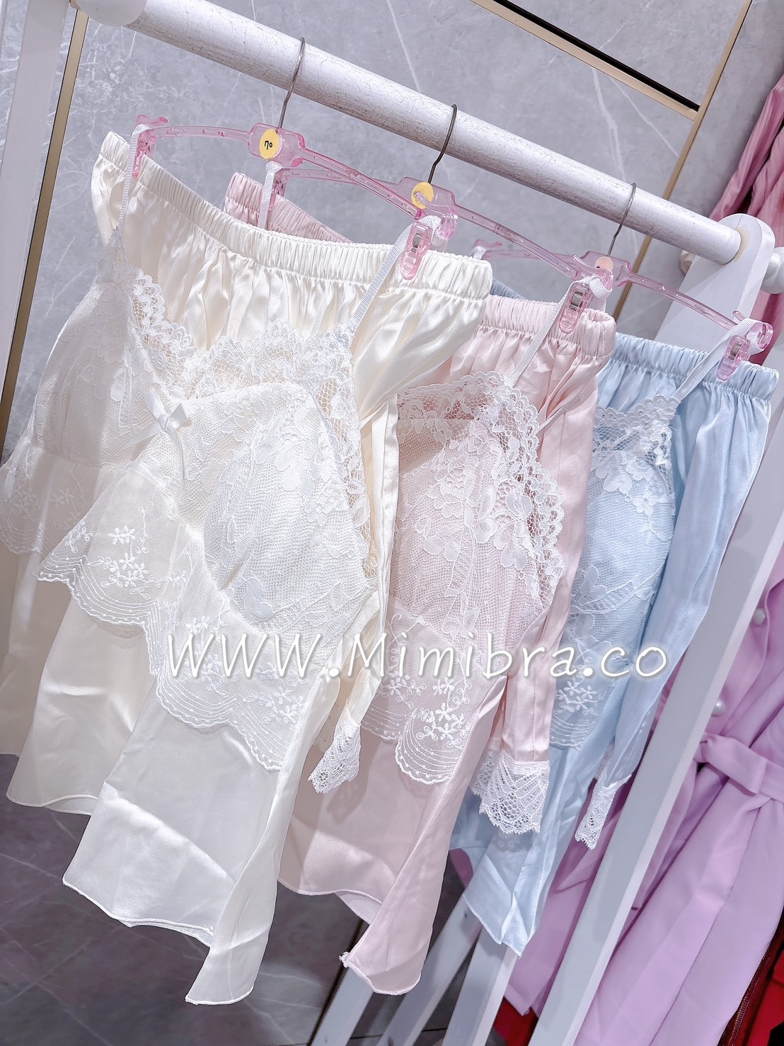 褲裝-居家蕾絲睡衣