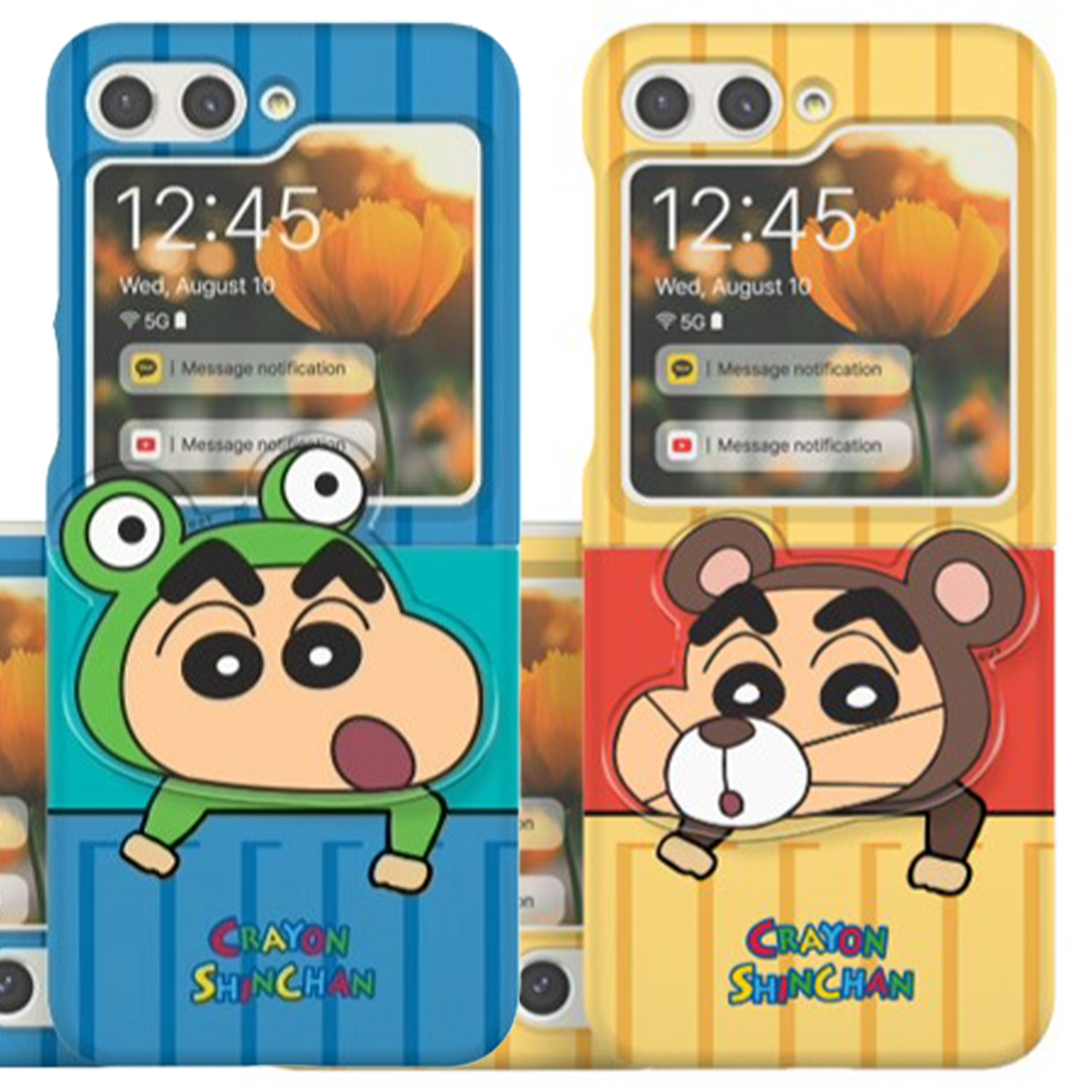 蠟筆小新 - Hard Ring Case - 貼身支架手機硬殼 Samsung Flip 6 / 5 TY