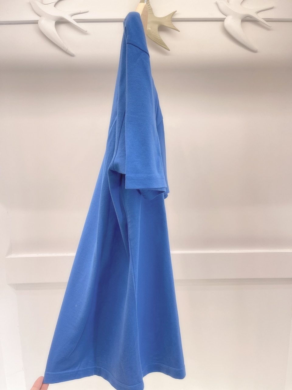 Burberry燙金字母棉T