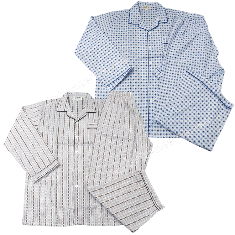 Long Bao: 男裝的確涼睡衣套裝 (M-XL碼)