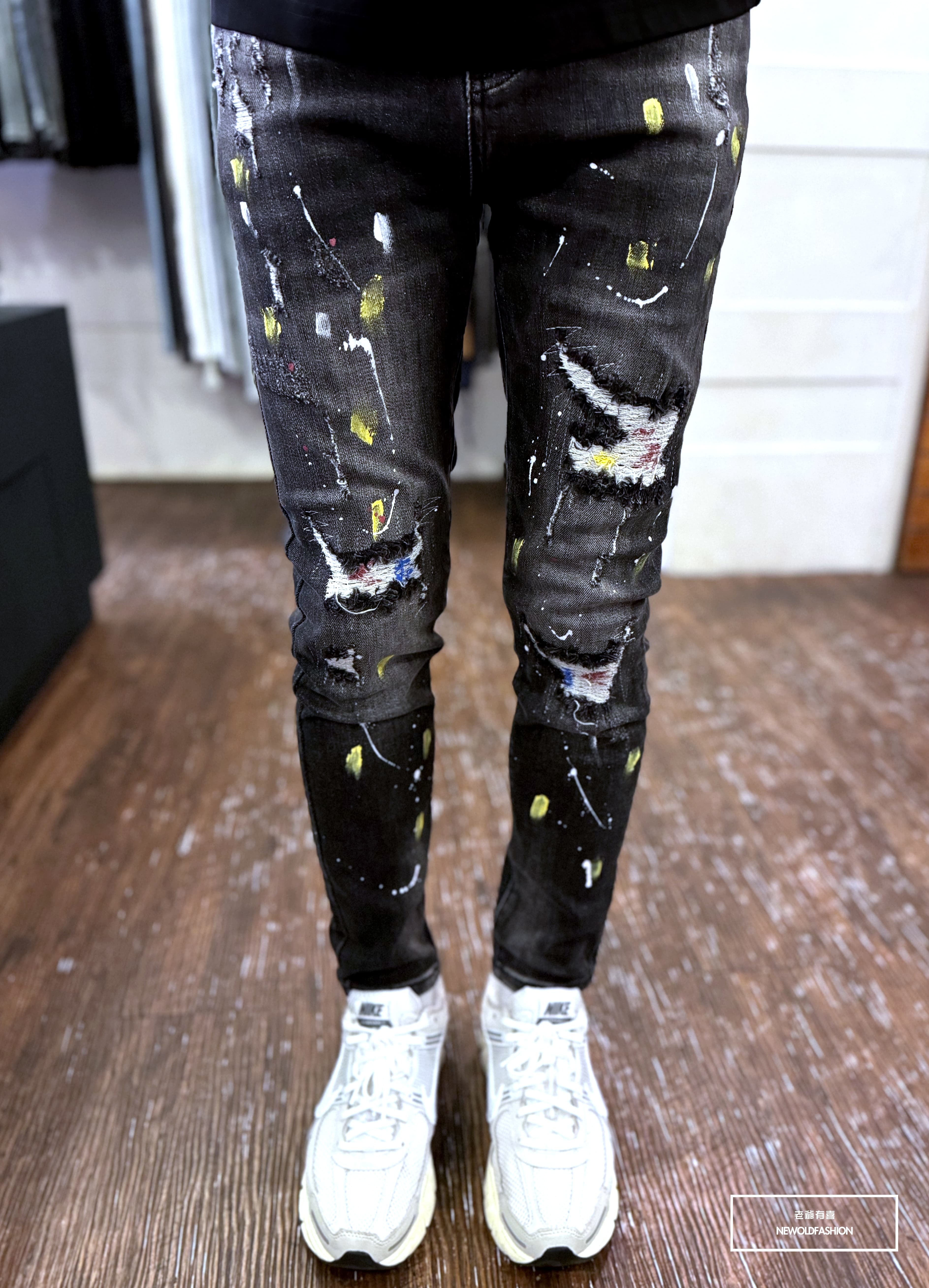 『新品上市』重磅多彩噴漆車縫小直筒(NOF24075998)