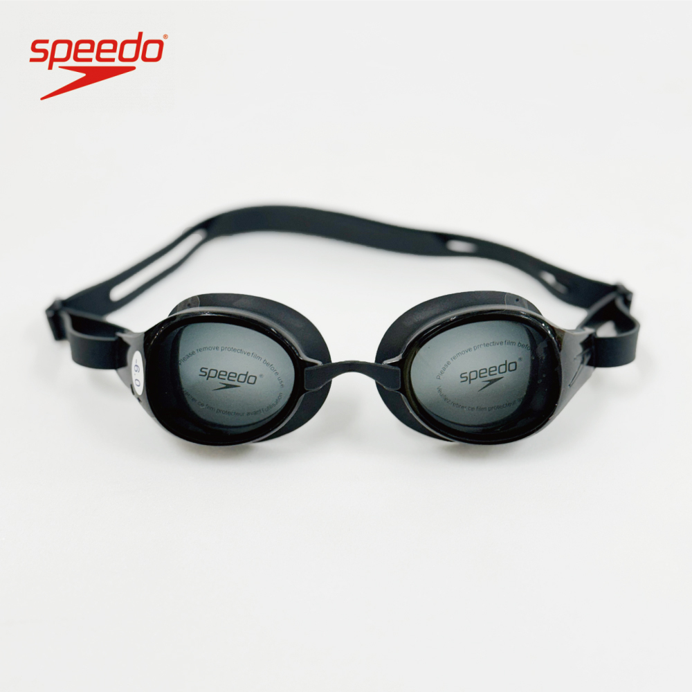 Speedo 成人度數泳鏡 Hydropure 黑灰 (衛) SD812670F808