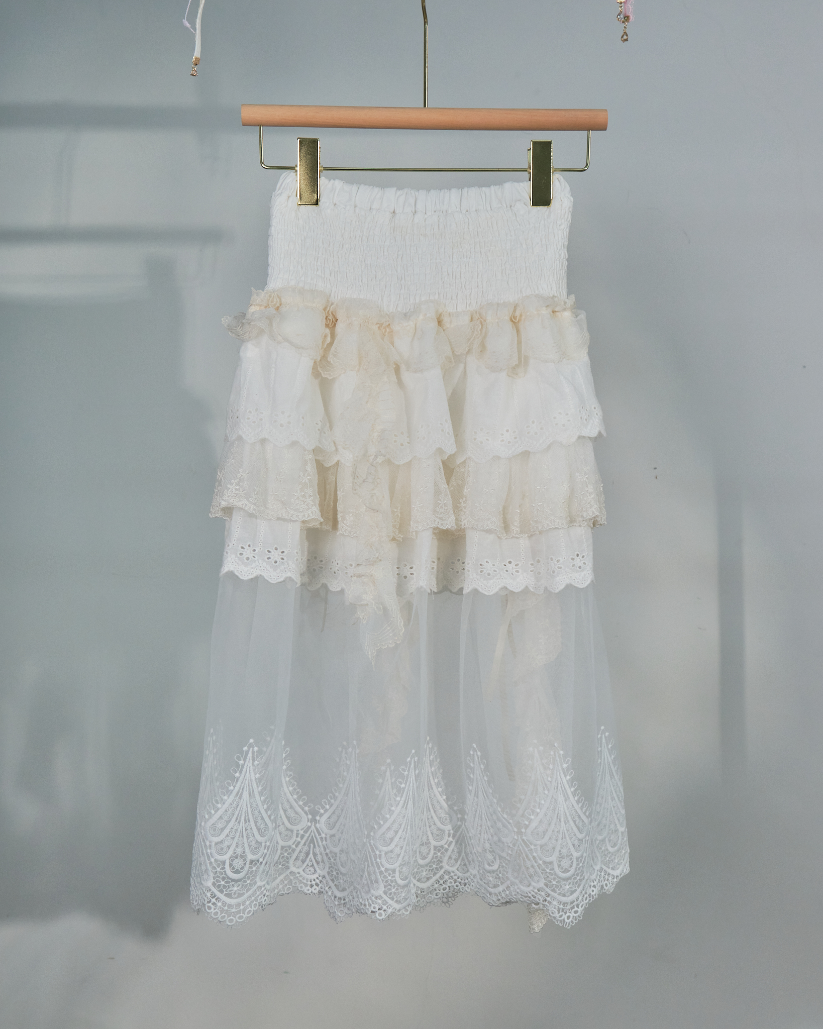 10867 Remake Balletcore Layered Lace Skirt