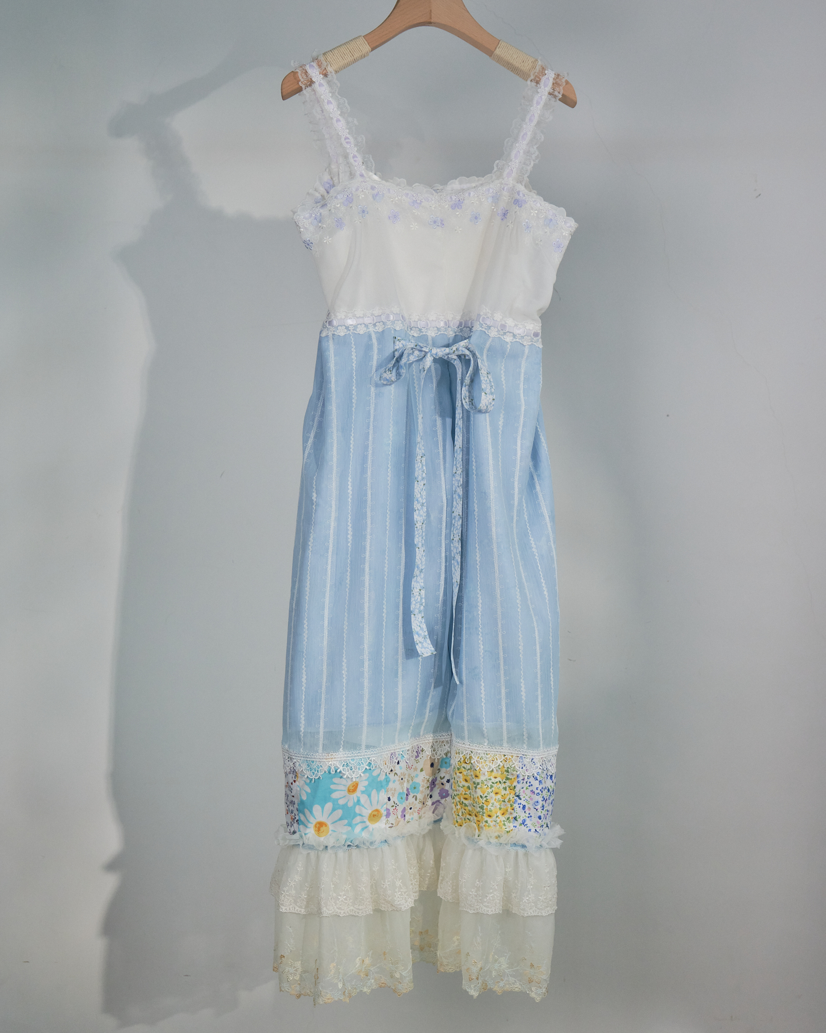 10909 Handmade Patchwork Laced Dress