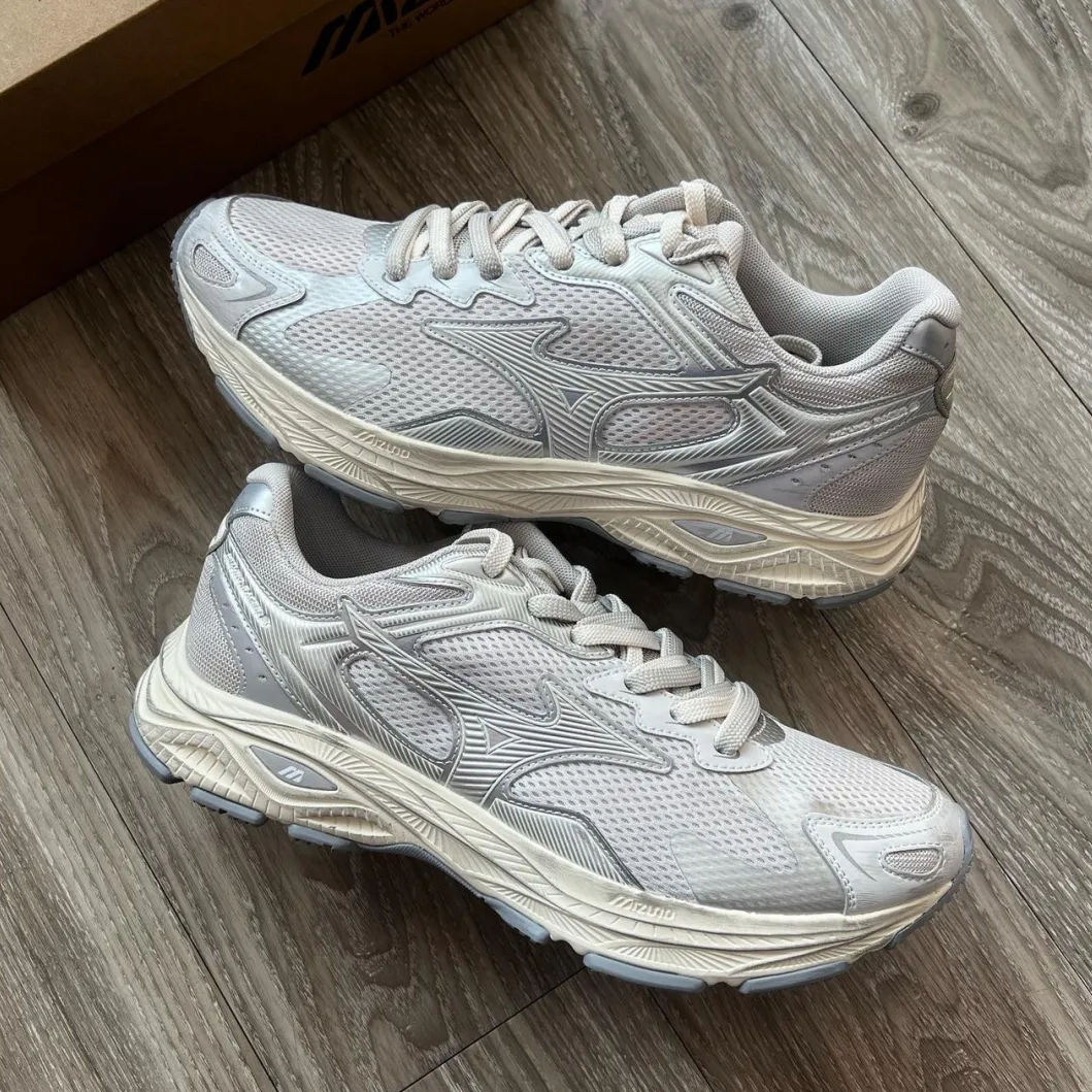 MIZUNO RACER S 美津濃銀灰仿舊復古男女鞋D1GH223518