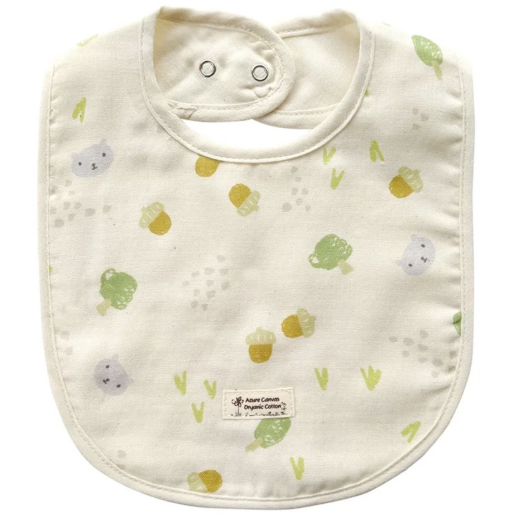 口水肩柔紗有機棉