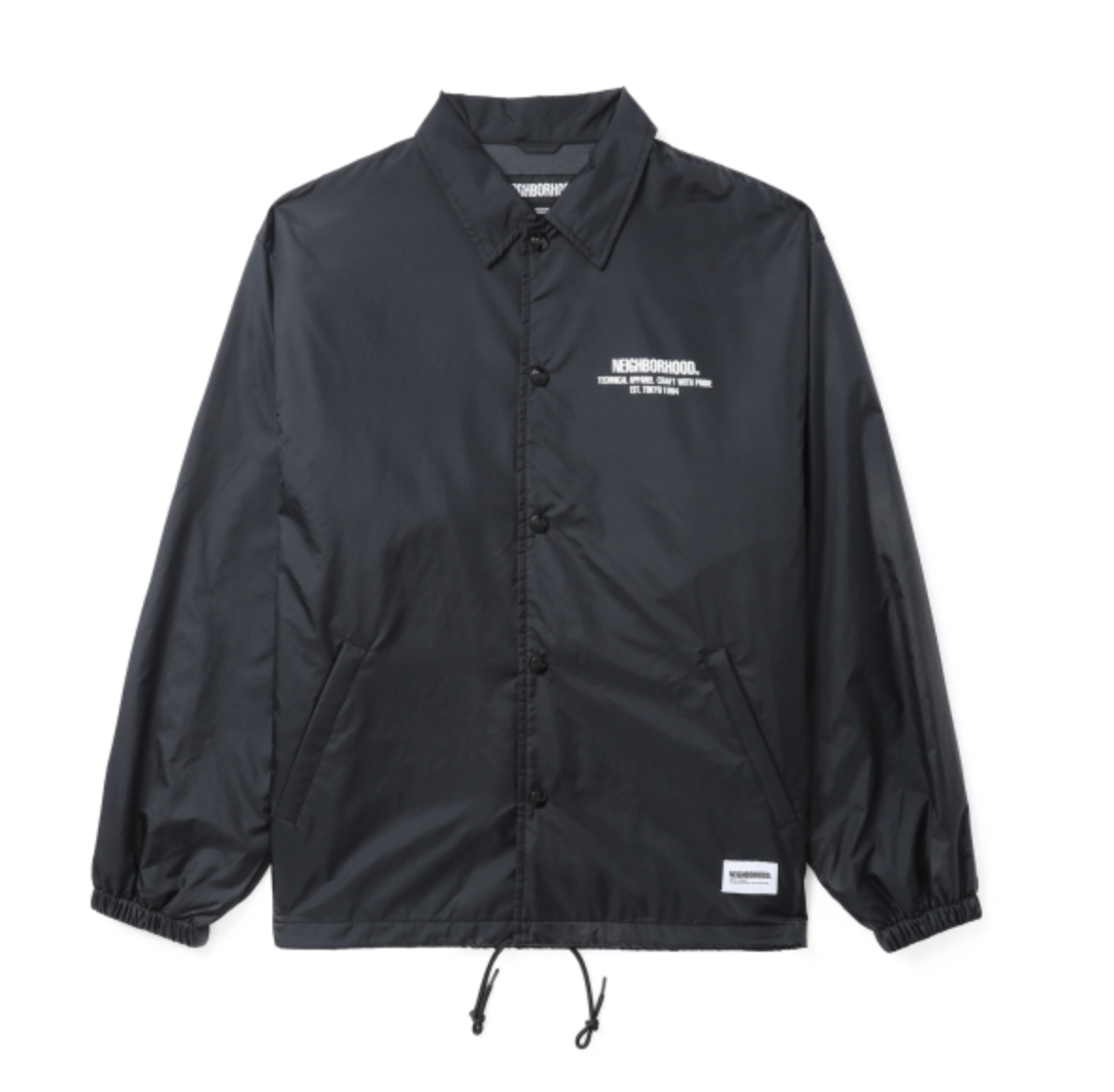 NEIGHBORHOOD SS24 WINDBREAKER JACKET-1 | Black