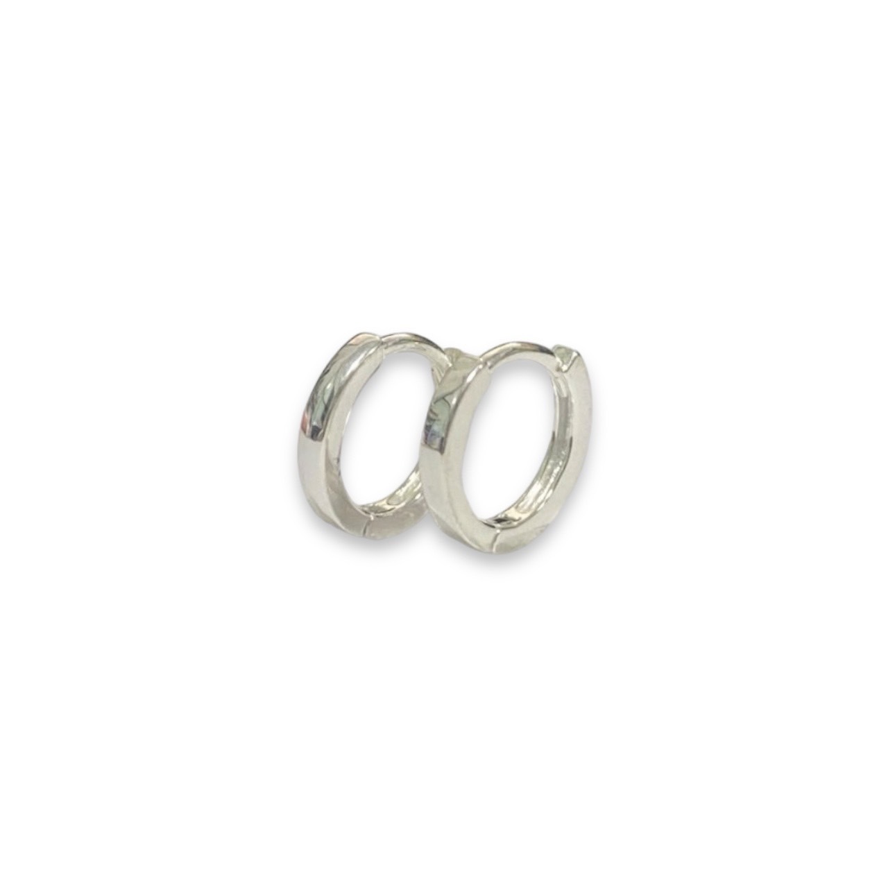 純銀易扣-平管圈圈