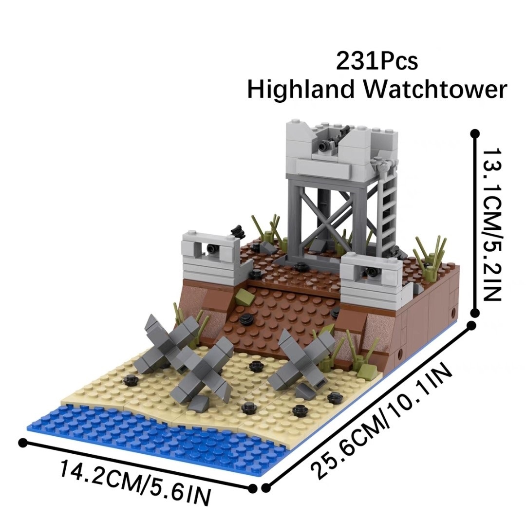 MOC Highland Watchtower Building Set MOC5075B