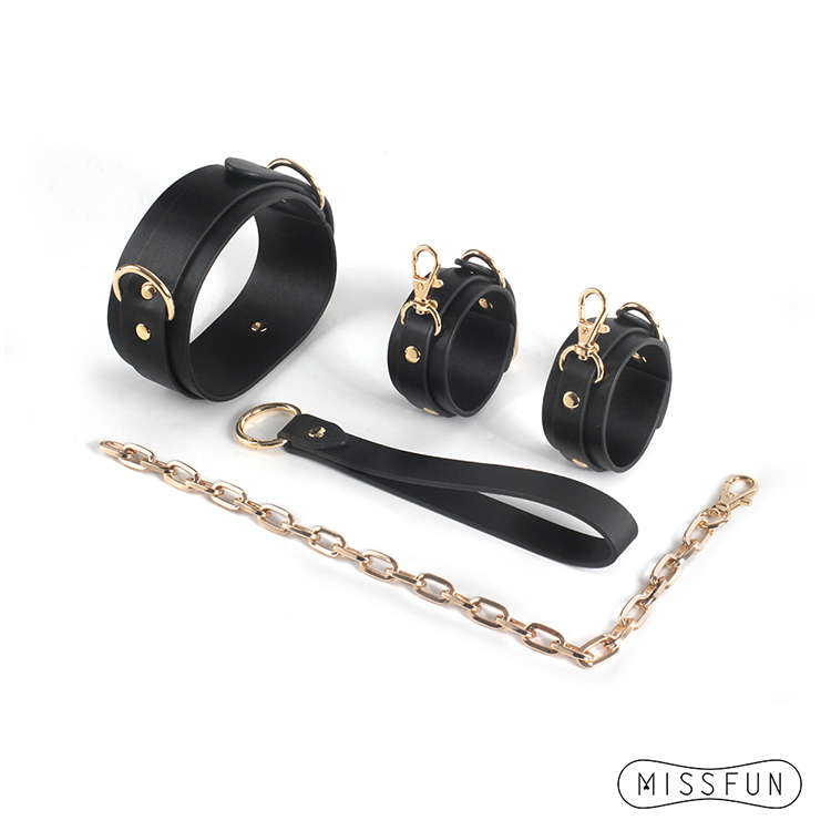 MISSFUN 反背連頸手銬組 BDSM遊戲道具