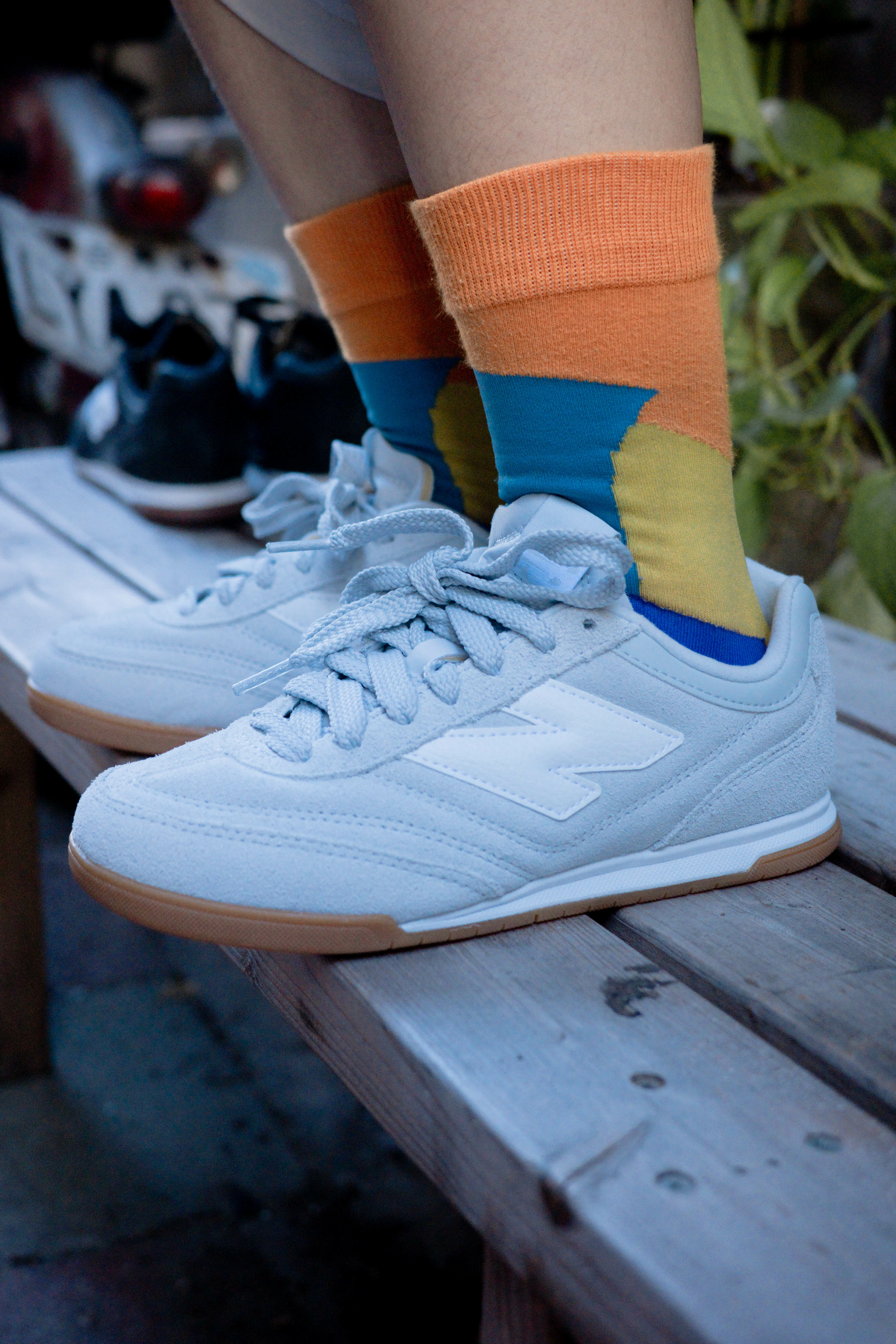 New Balance RC42 復古 焦糖底 灰色 URC42EB