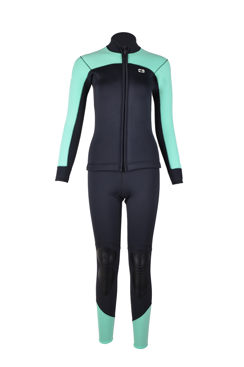 ▲現貨-Bestdive 女款 3.5mm 海兔系列 水肺款-黑+薄荷綠❄️ 2026