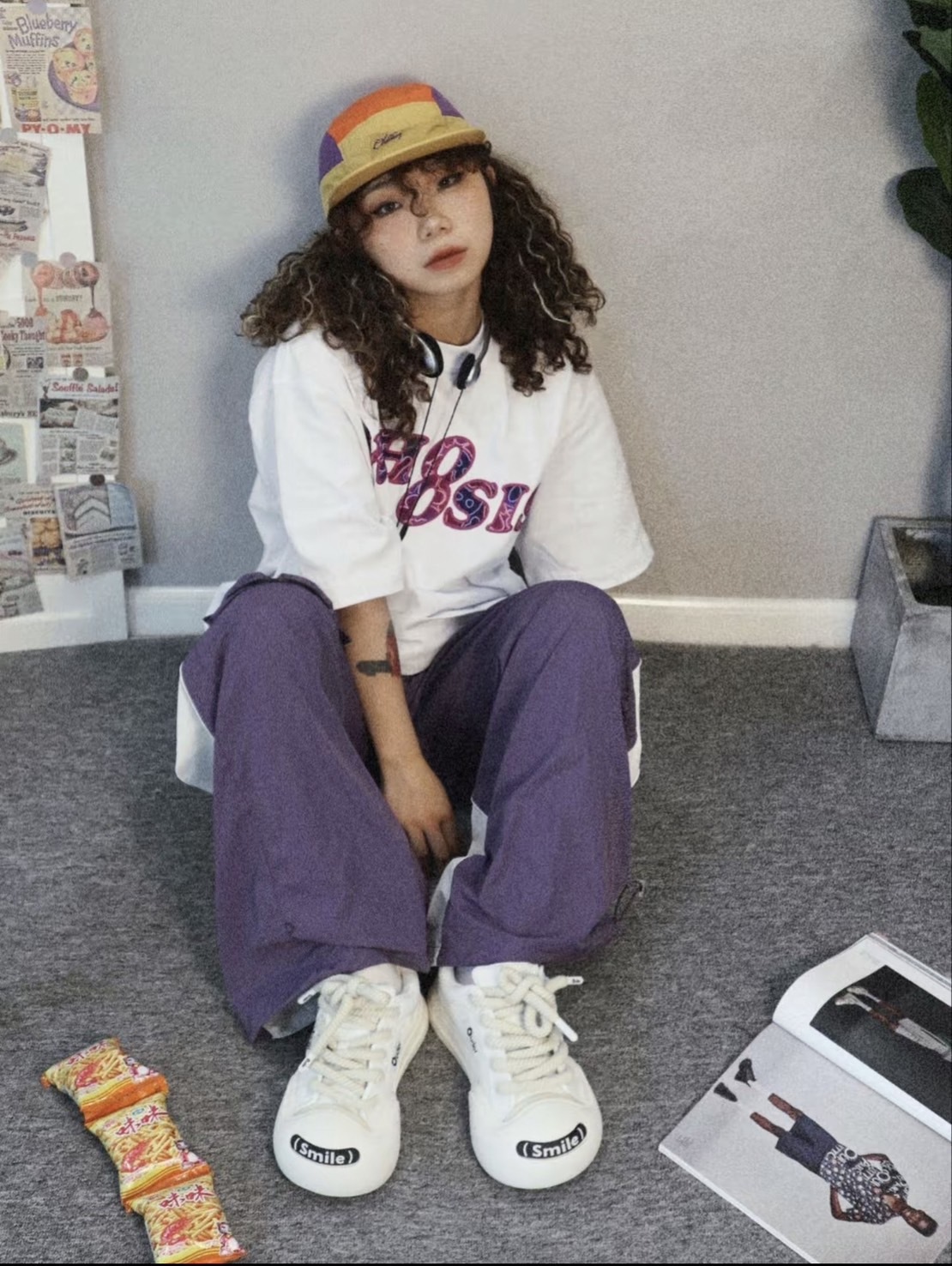 Ouder Smiler 開口笑大頭鞋 小紅書爆款🔥 白色 低筒 男女尺寸 OUD010BAI