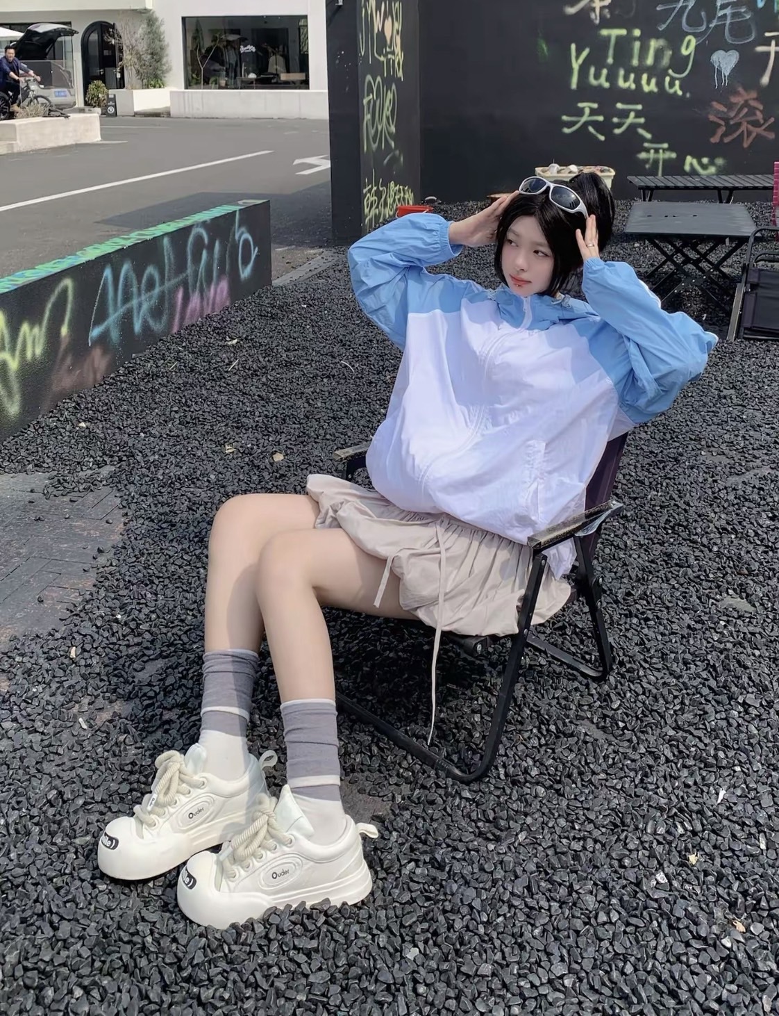 Ouder Smiler 開口笑大頭鞋 小紅書爆款🔥 白色 低筒 男女尺寸 OUD010BAI