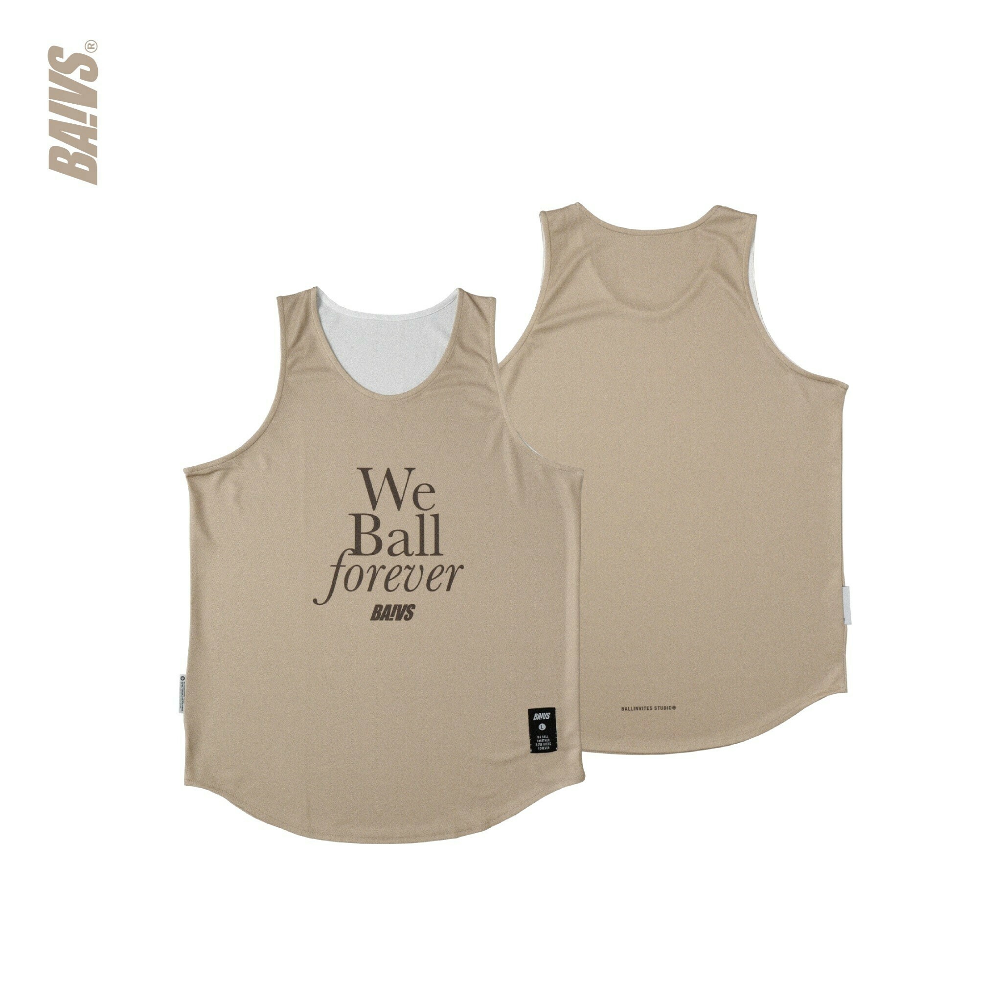 BAIVS ＷBF斜紋風格單面背心