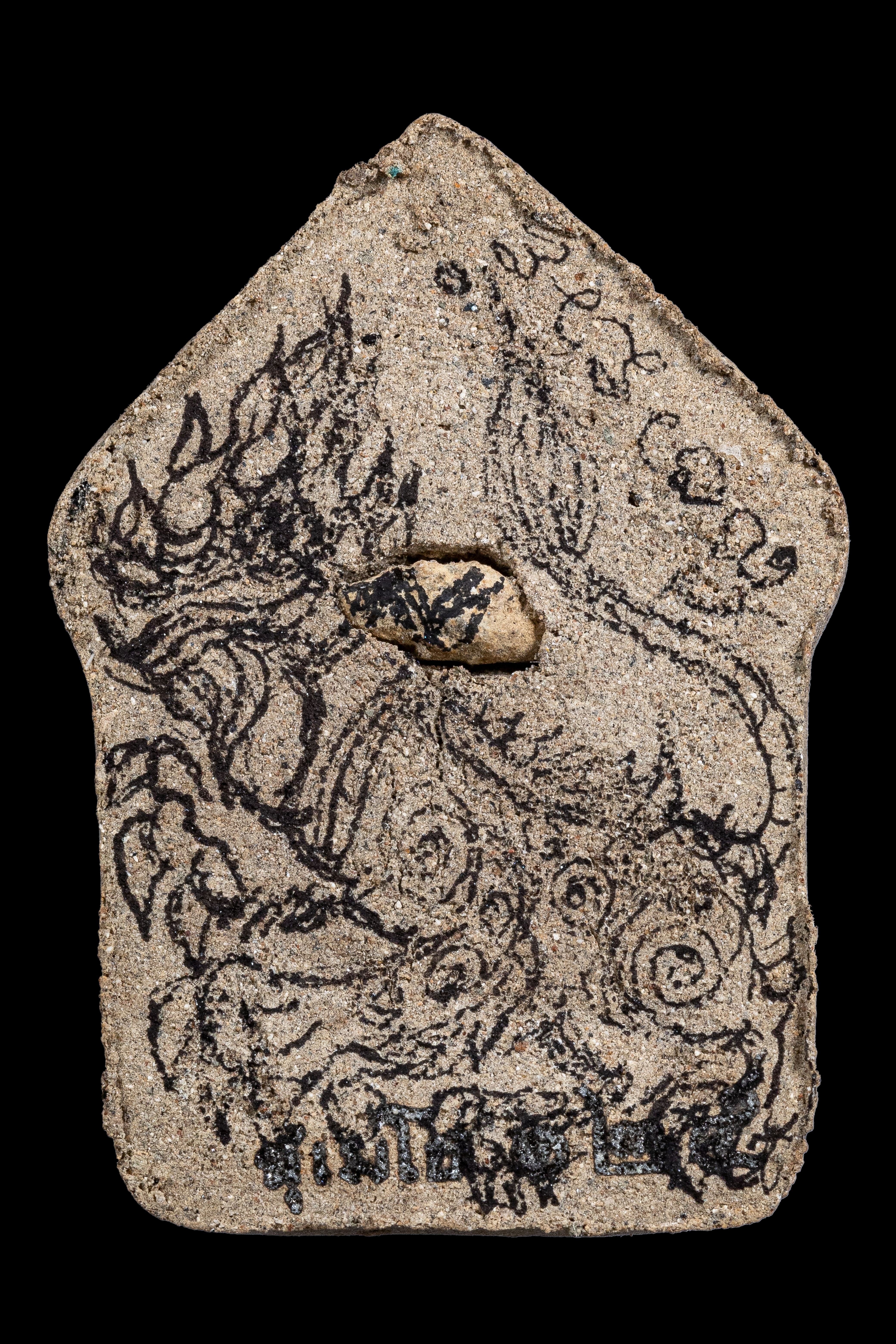 『泰國佛牌』2567帕坤平『燒哈』化石肉版本 燒哈日加持 龍婆宋功 瓦崗龍阿倫 08240711