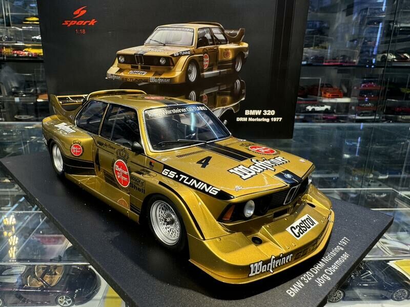 SPARK BMW 320 #4 DRM NORISRING 1977 JÖRG OBERMOSER 1/18