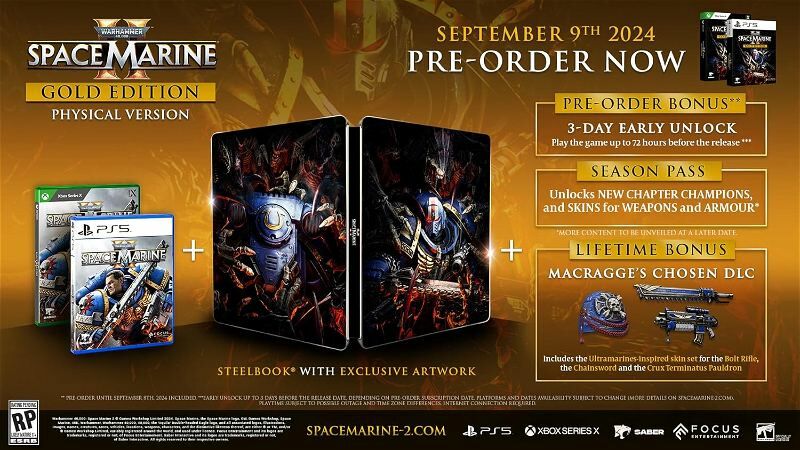 PS5 戰鎚40K : 星際戰士2 中文黃金版