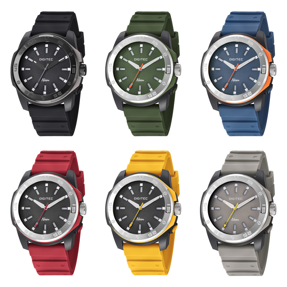 【DIGITEC 數碼科技】 DN-5181T 電子錶 大三針 LED發光刻度 運動錶