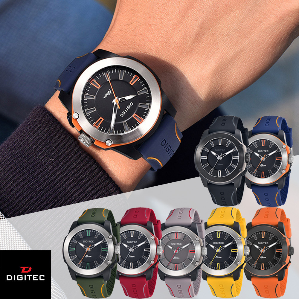 【DIGITEC 數碼科技】 DN-5182T 電子錶 夜光錶 防水錶 運動錶 夜光電子錶