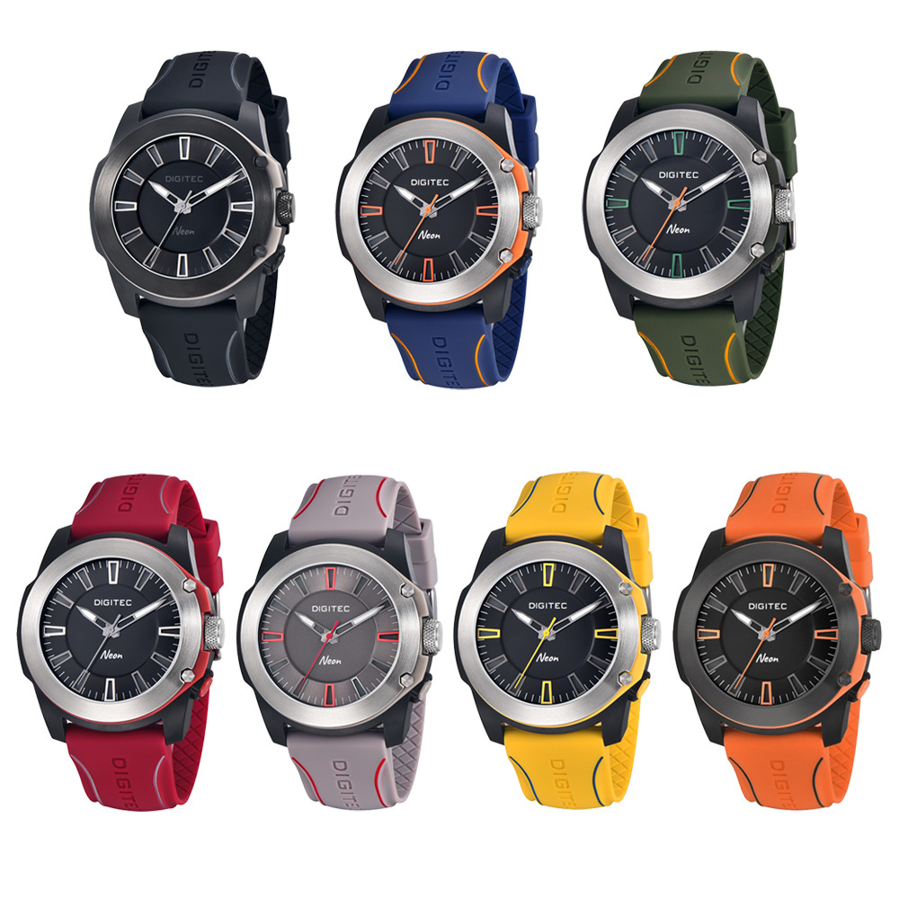 【DIGITEC 數碼科技】 DN-5182T 電子錶 夜光錶 防水錶 運動錶 夜光電子錶