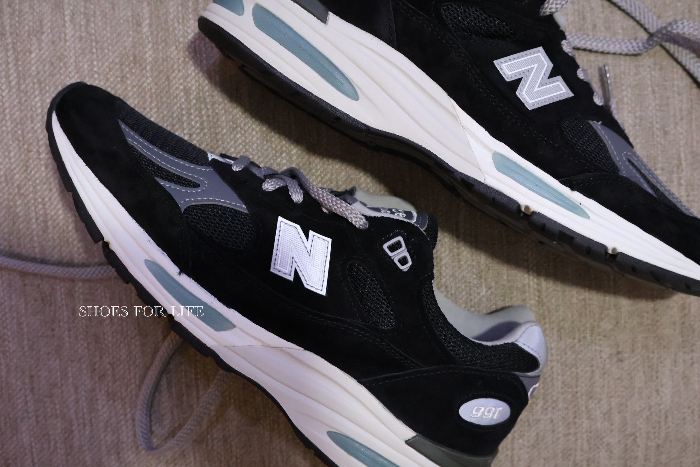 NEW BALANCE 991V2 U991BK2 黑色D楦頭